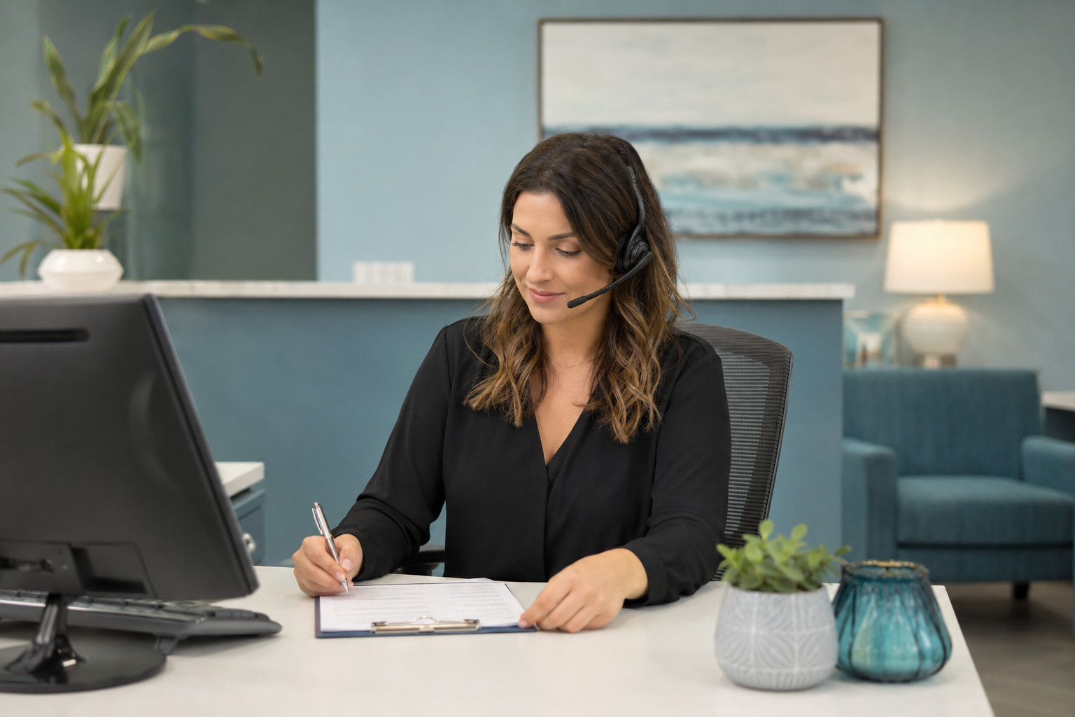 Proactive Coverage Check at a Therapy Clinic